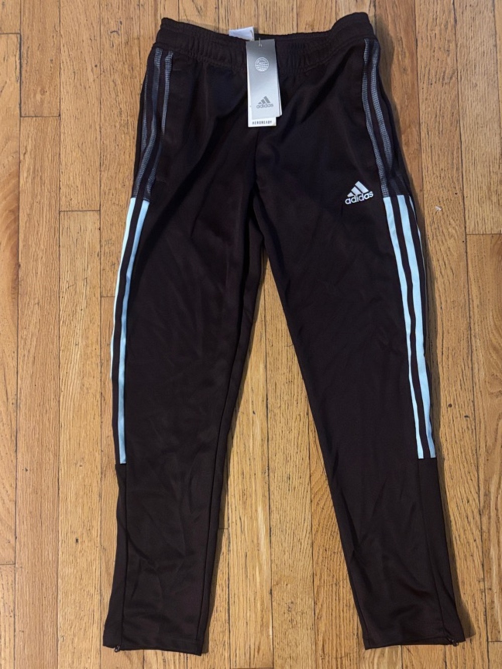 adidas Girl’s Tiro Track Pants - Shadow Maroon - G Medium/W XX Small